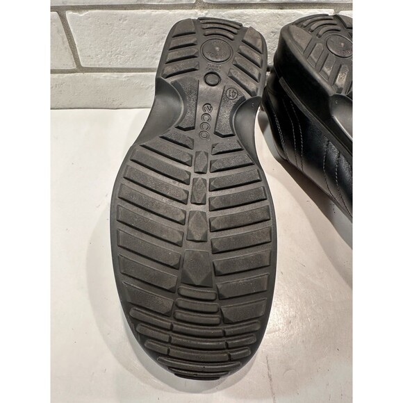 ECCO Light Shock‎ Point Men's Leather Black Lace Up Shoes  size US 8 EU 41 - Picture 9 of 12